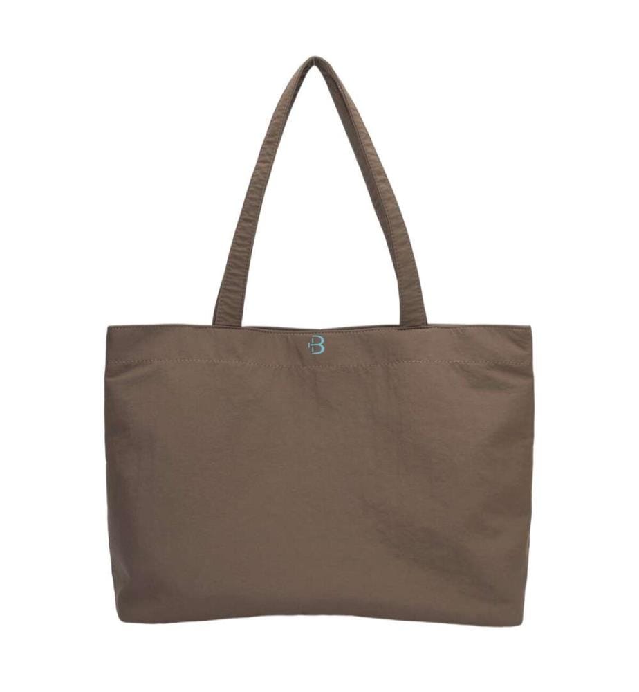 Sac fourre-tout léger en Tencel et nylon recyclé - Couleur café