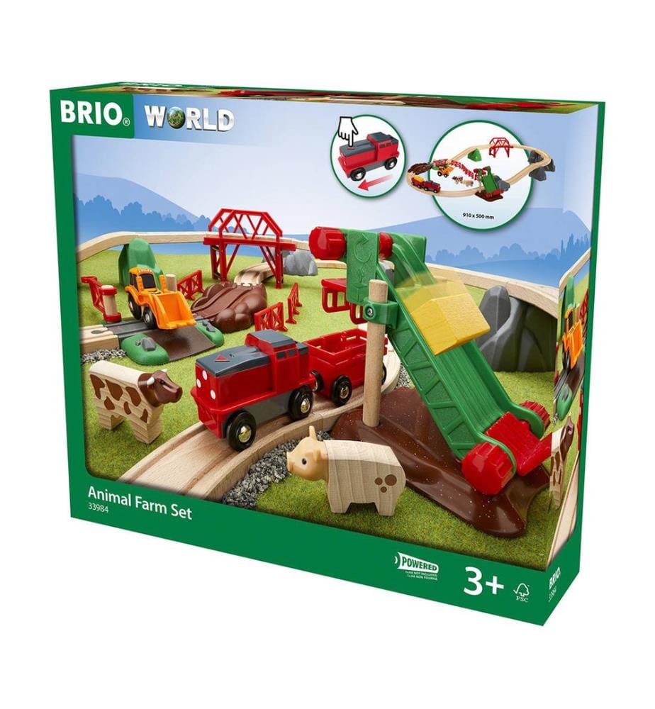 Circuit de la ferme et locomotive à pile - 33984