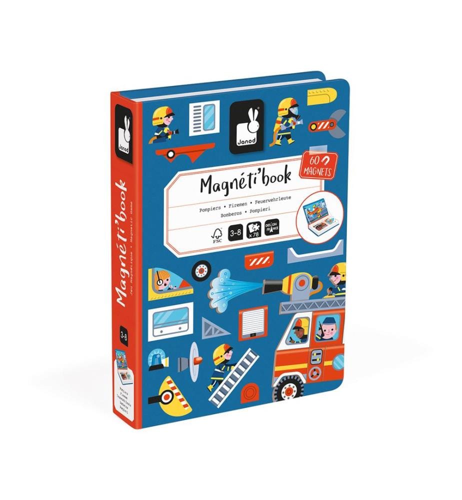 Livre magnétique Pompiers