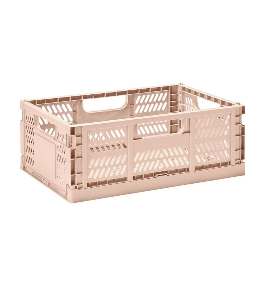 Caisse pliable Grande - Rose
