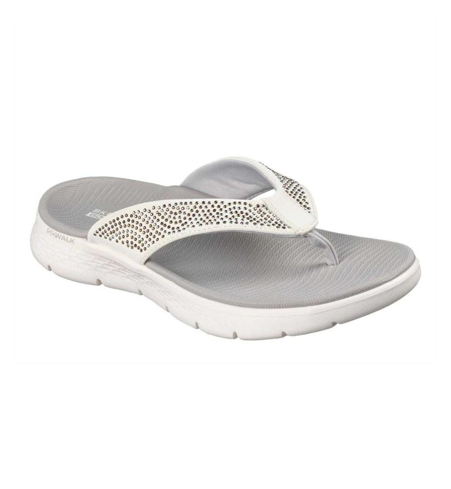 Skechers - Tongs motif/style Strass GO WALK ARCH FIT - Femme
