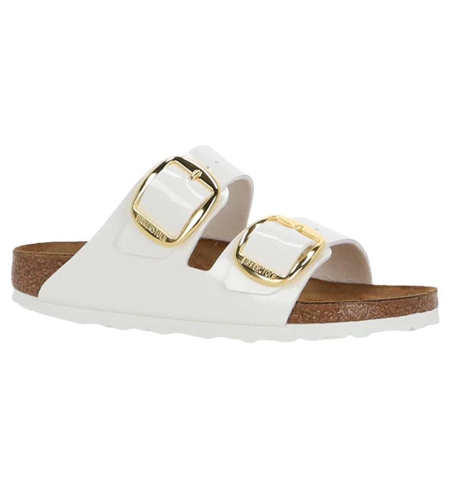 Mules Arizona Big Buckle - Blanc
