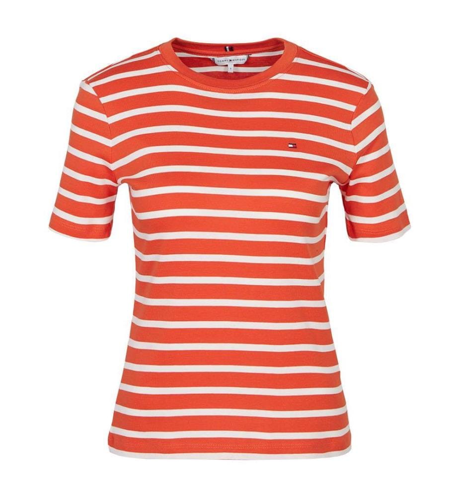 T-Shirt Slim Fit - Rouge et Blanc
