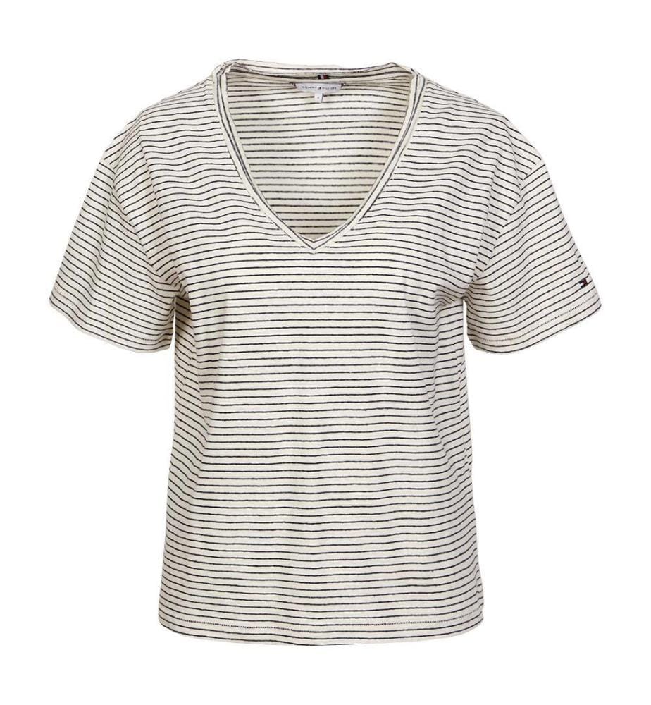 T-shirt - Bleu marine et écru