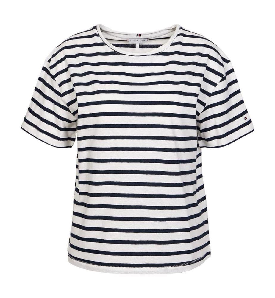T-shirt - Bleu marine rayé