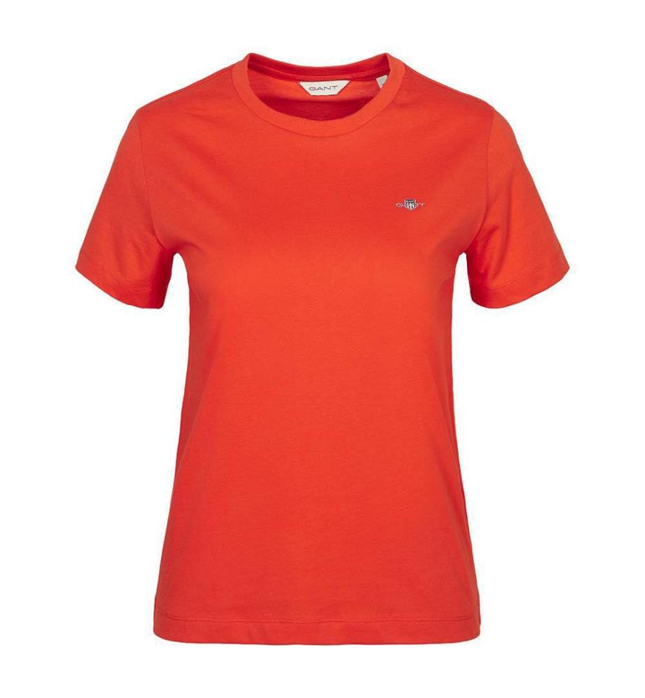 T-Shirt Shield Regular Fit - Orange Rouge