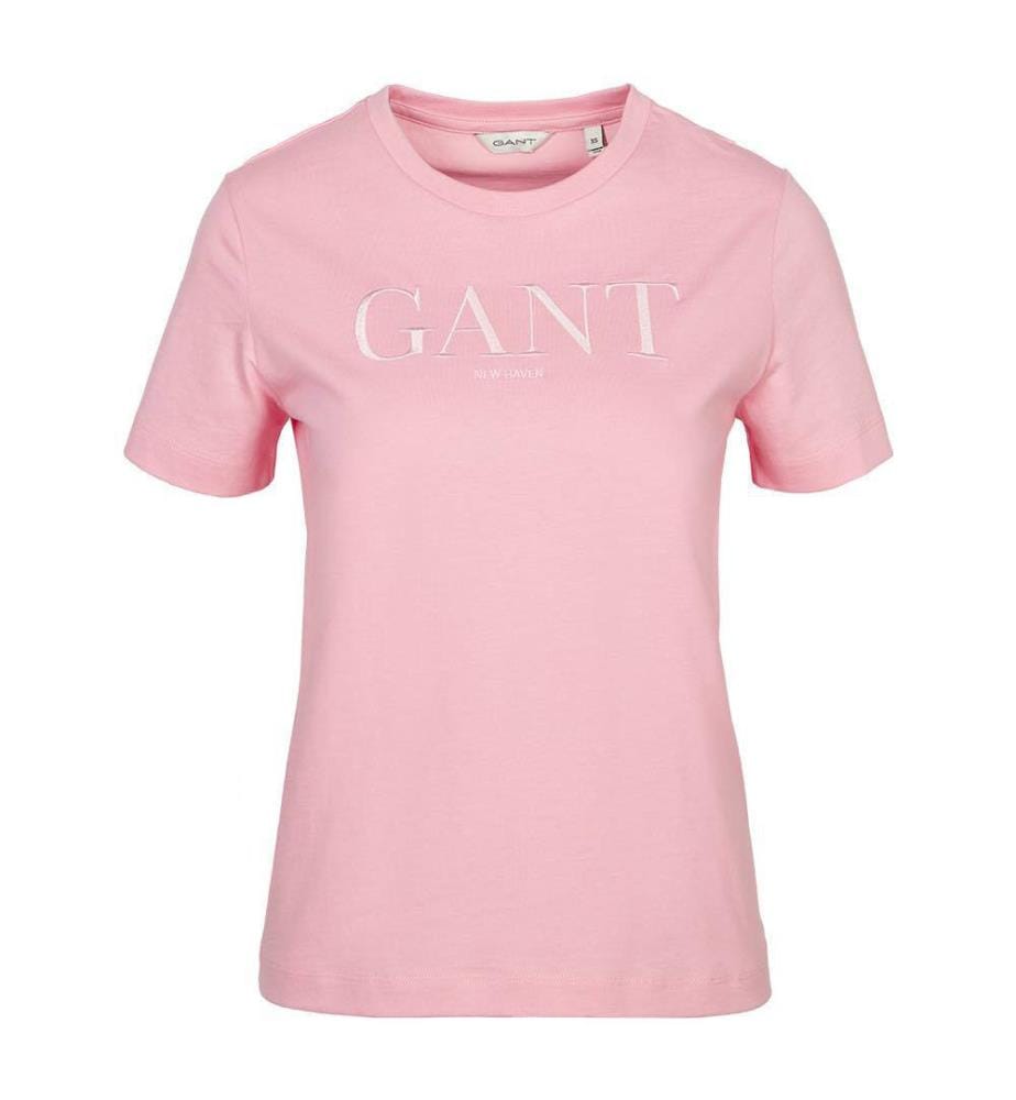 T-Shirt Regular Fit Tonal Graphic - Geranium Pink
