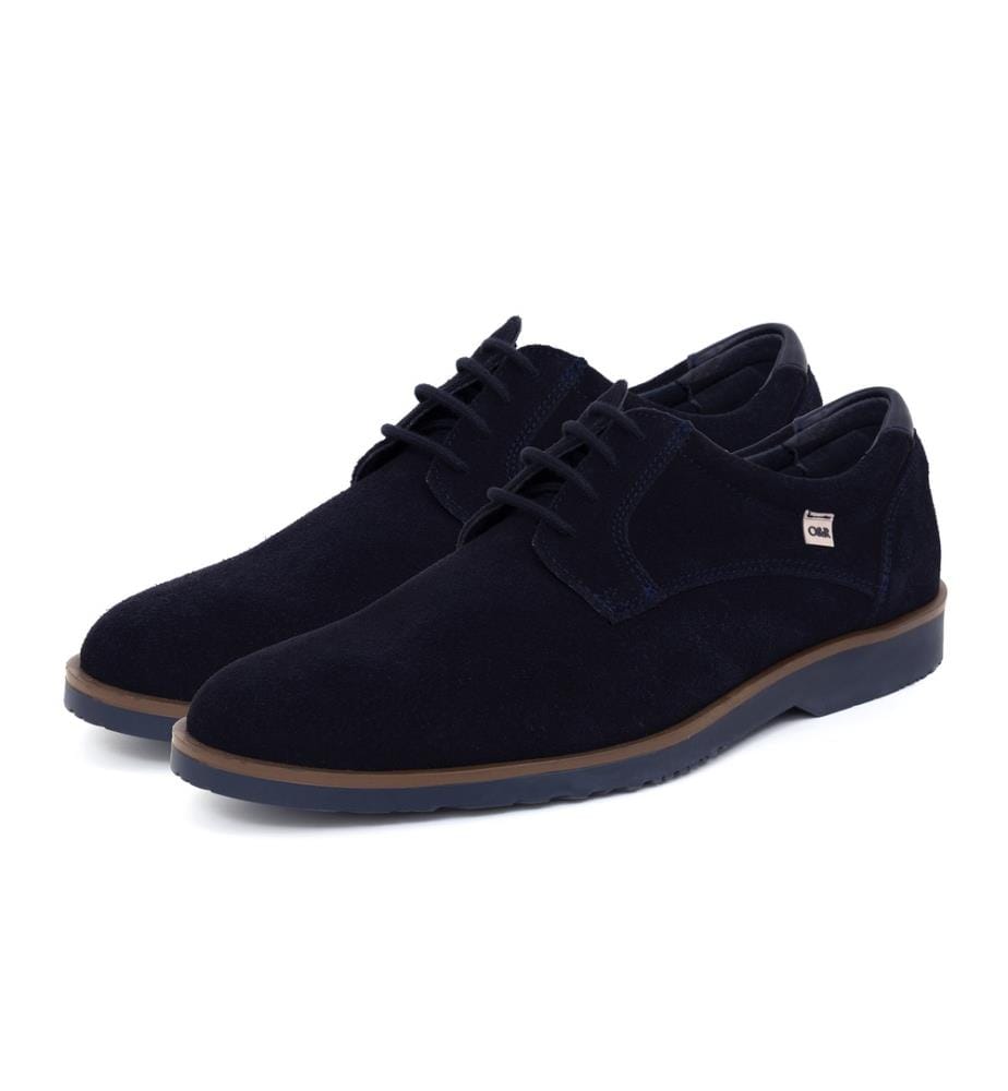 Derby en daim - Bleu