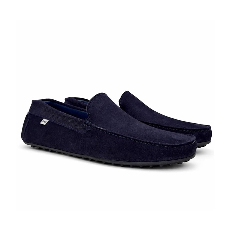 Mocassin en Cuir - Bleu