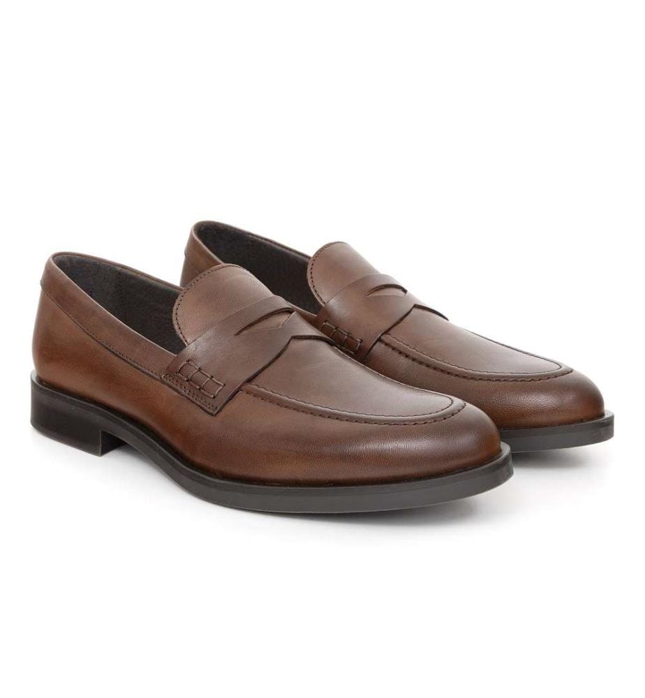 Mocassin en Cuir - Marron
