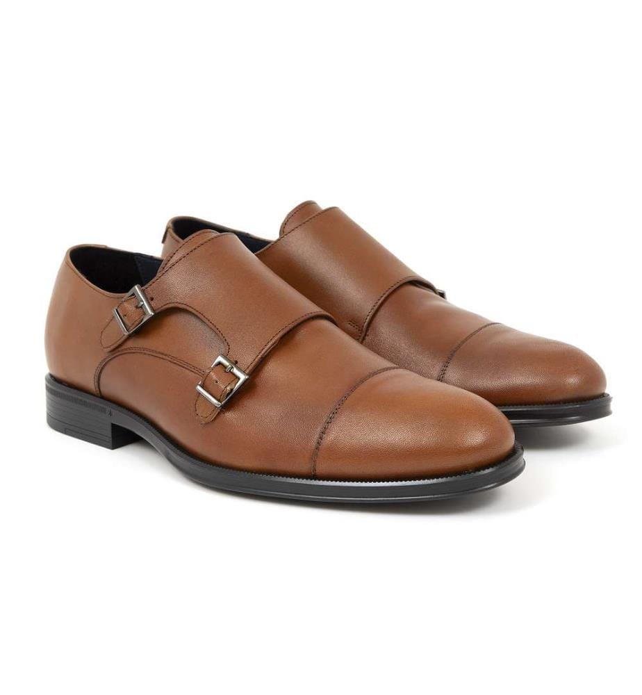 Chaussures à boucles - Brun clair