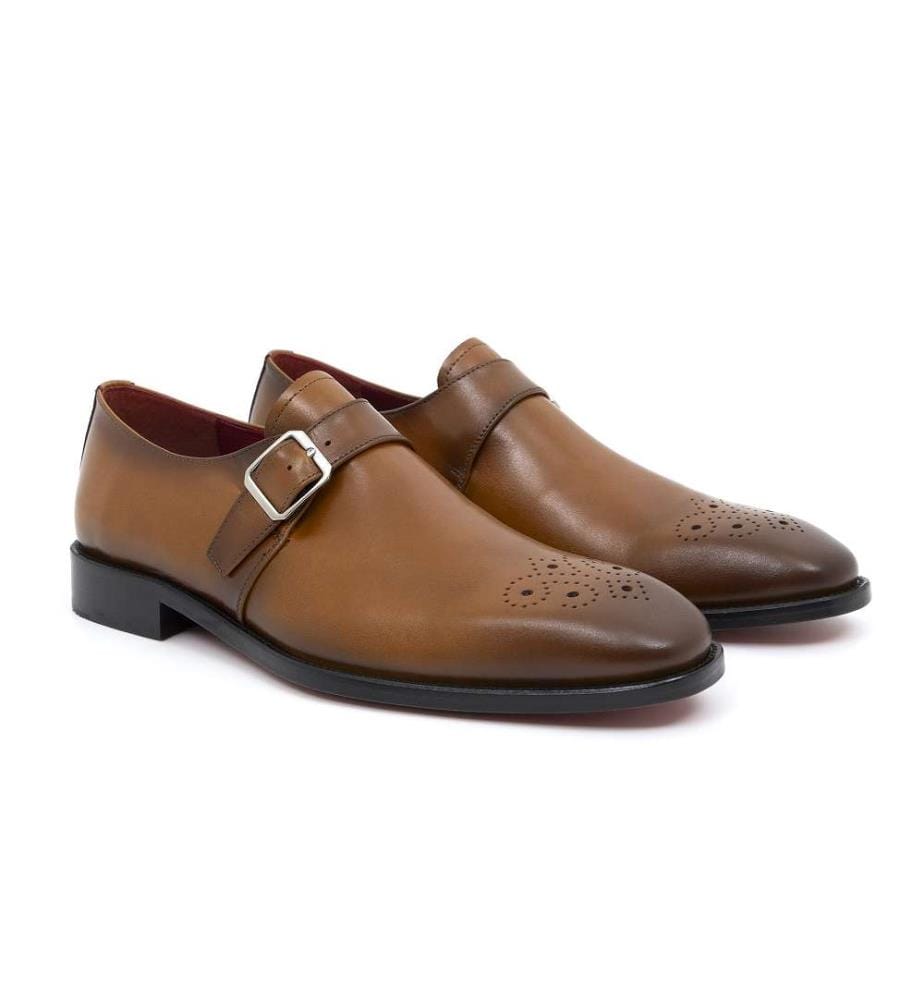 Chaussures à Boucles - Marron clair