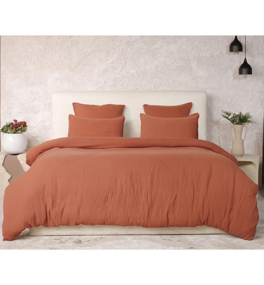 Parure de Couette 3 Pièces 240 x 220 cm - Safran