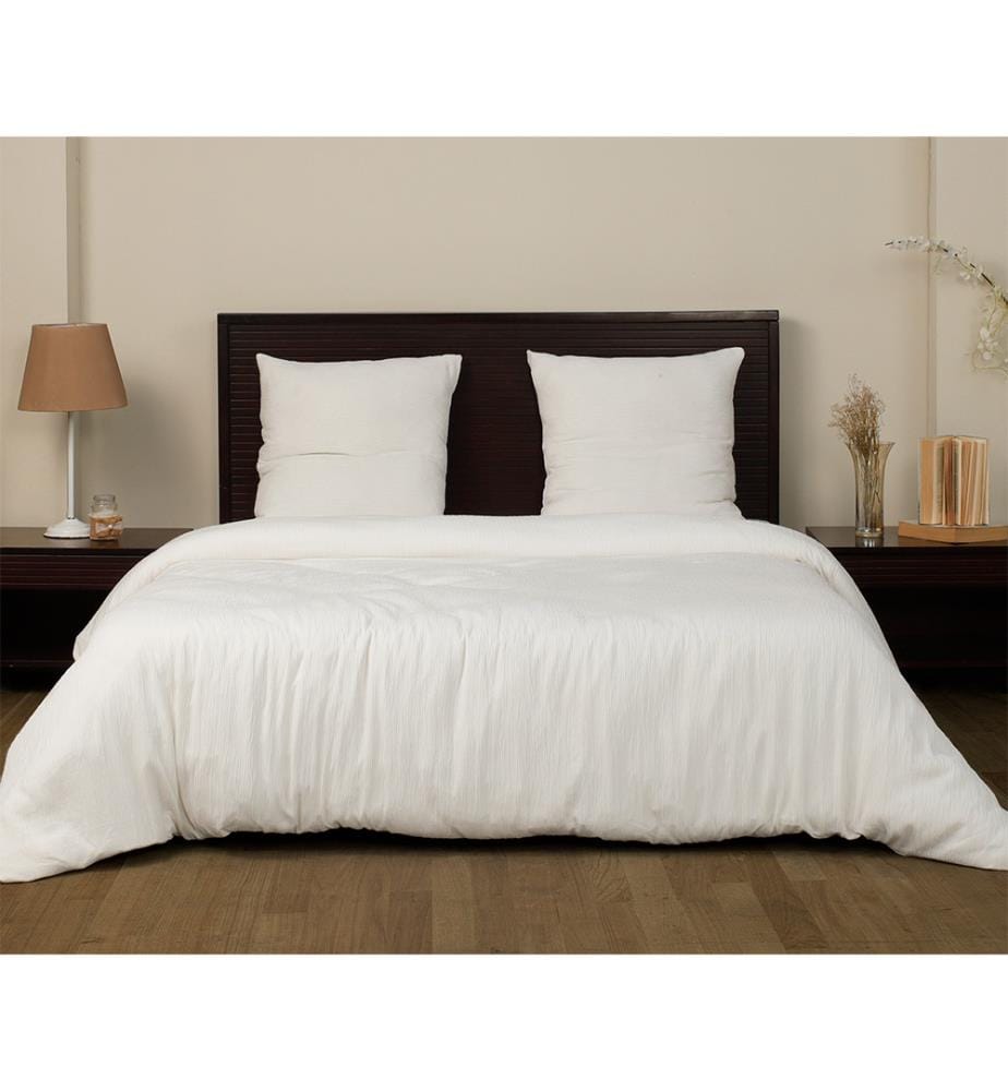 Parure Gaze de Microfibre 260 x 240 cm - Blanc