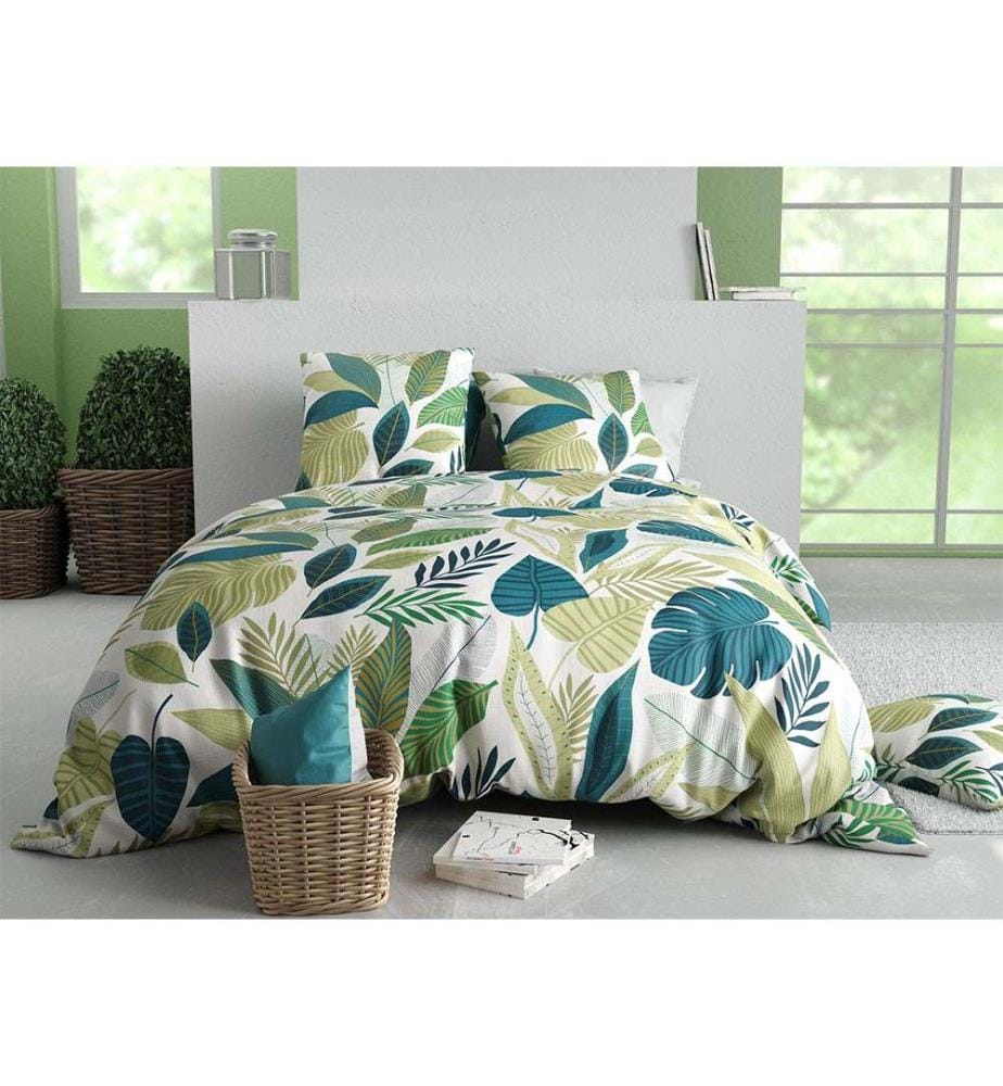 Parure Housse de Couette 3 pièces 240x220 cm - Multicolore