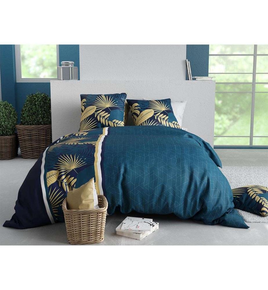 Parure Housse de Couette 3 pièces 260x240 cm - Multicolore