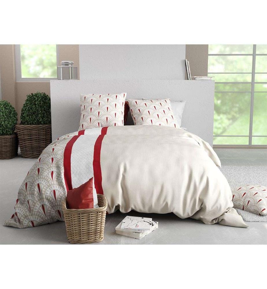 Parure Housse de Couette 3 pièces 240x220 cm - Multicolore