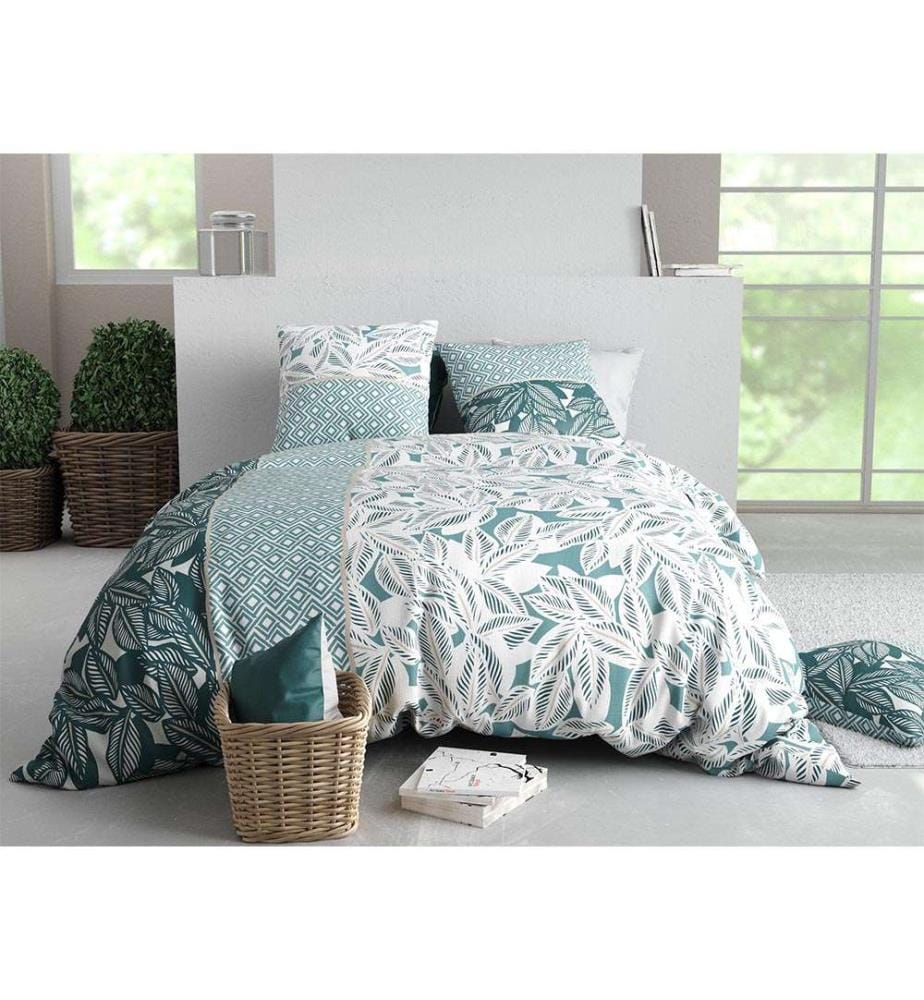 Parure Housse de Couette 3 pièces 240x220 cm - Multicolore