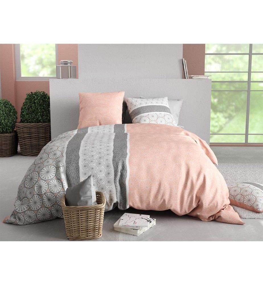 Parure Housse de Couette 3 pièces 260x240 cm - Multicolore