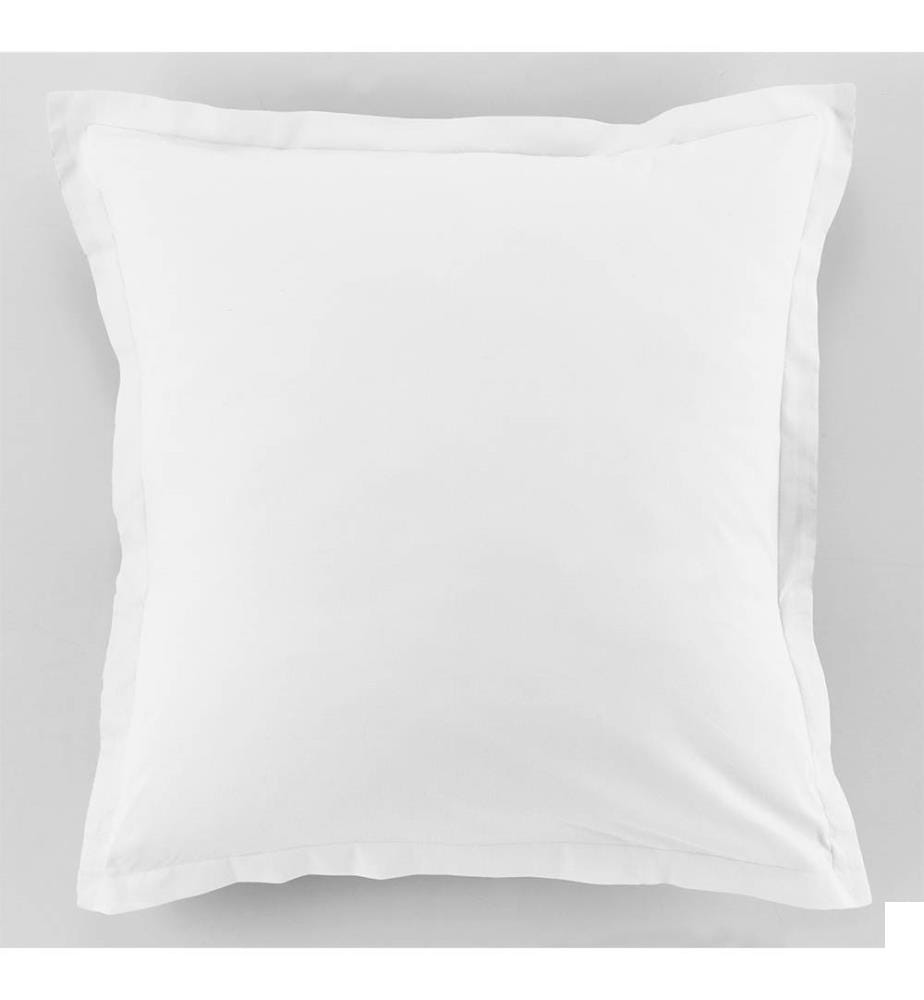 Lot de 2 Taies d'Oreiller 63 x 63 cm - Blanc