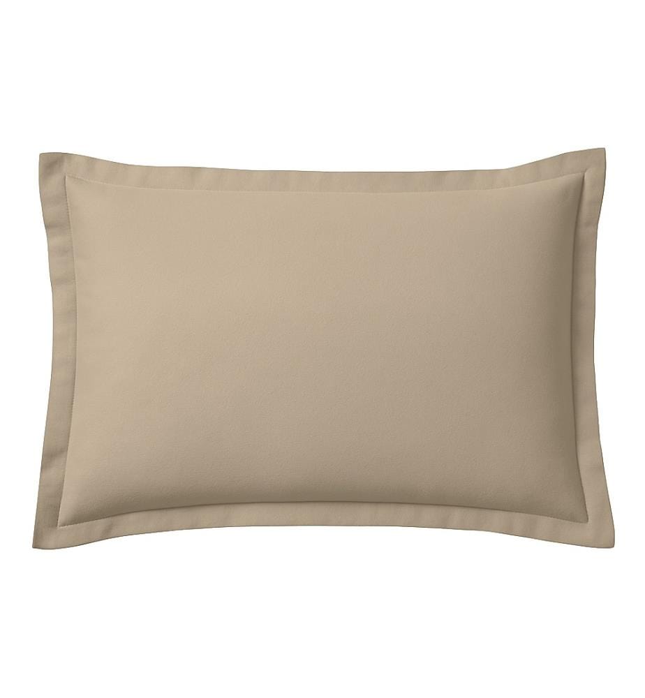 Taie D'Oreiller 50X70 cm 100% Flanelle Coton Ficelle