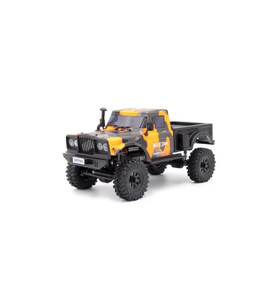 Hobbytech Crawler RC CRX18 Pick-up 4WD Orange, RTR, 1:18