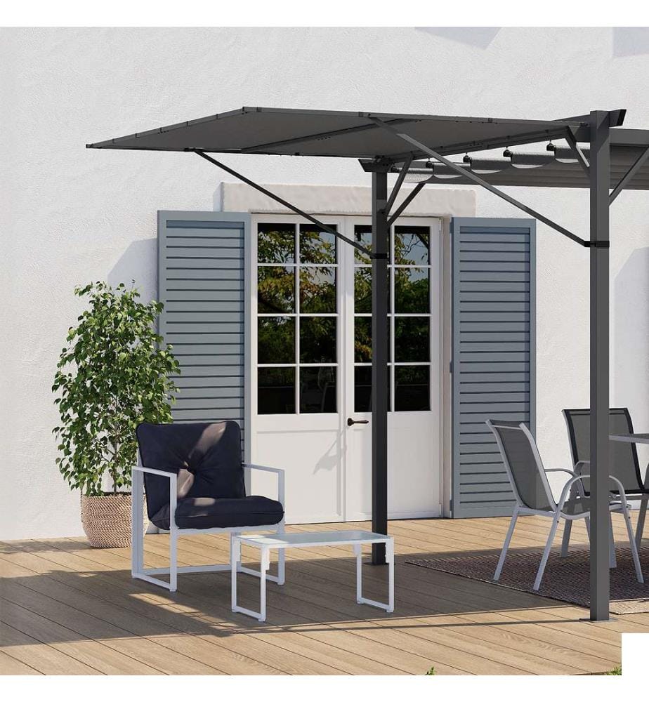 Auvent inclinable pour pergolas Marina 2,5x1,5m