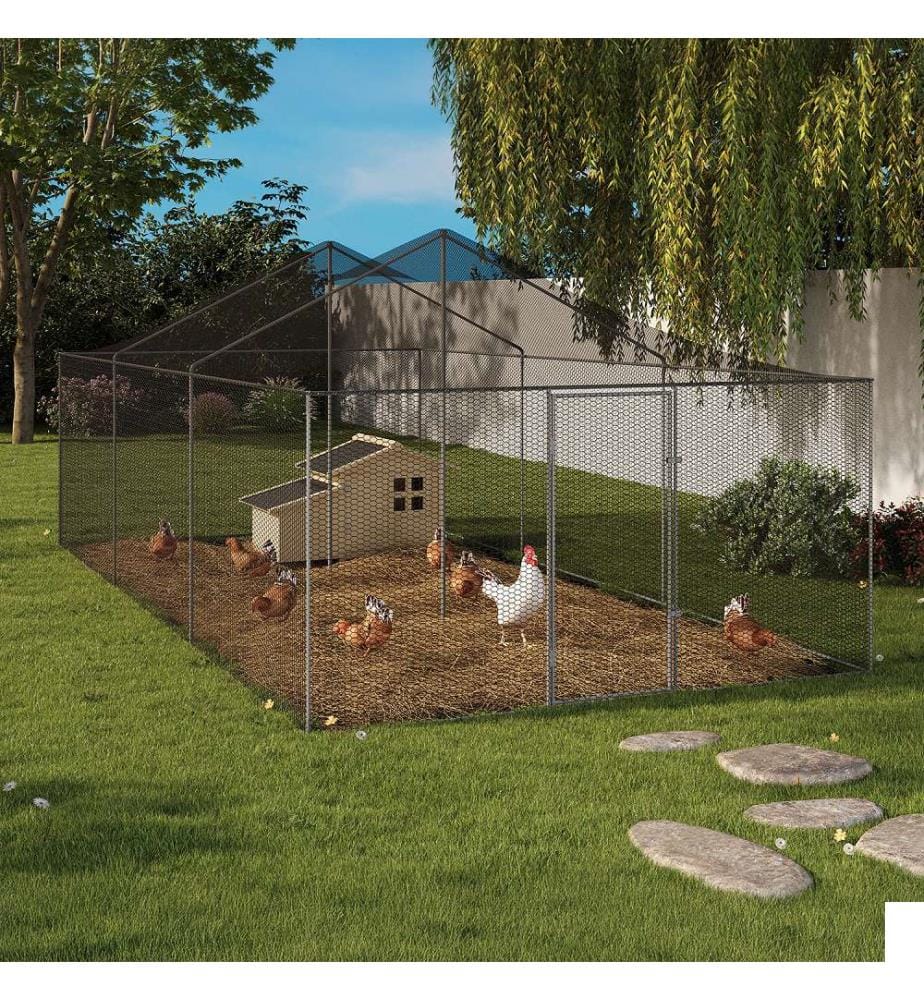 Volière grillagée 18m² - 6x3m