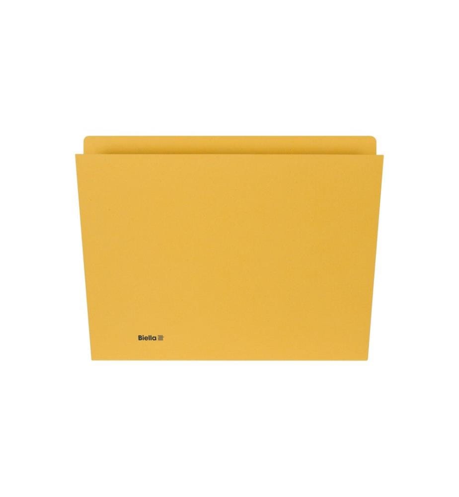 Biella Chemise d'insertion A4 jaune, 100 pièces