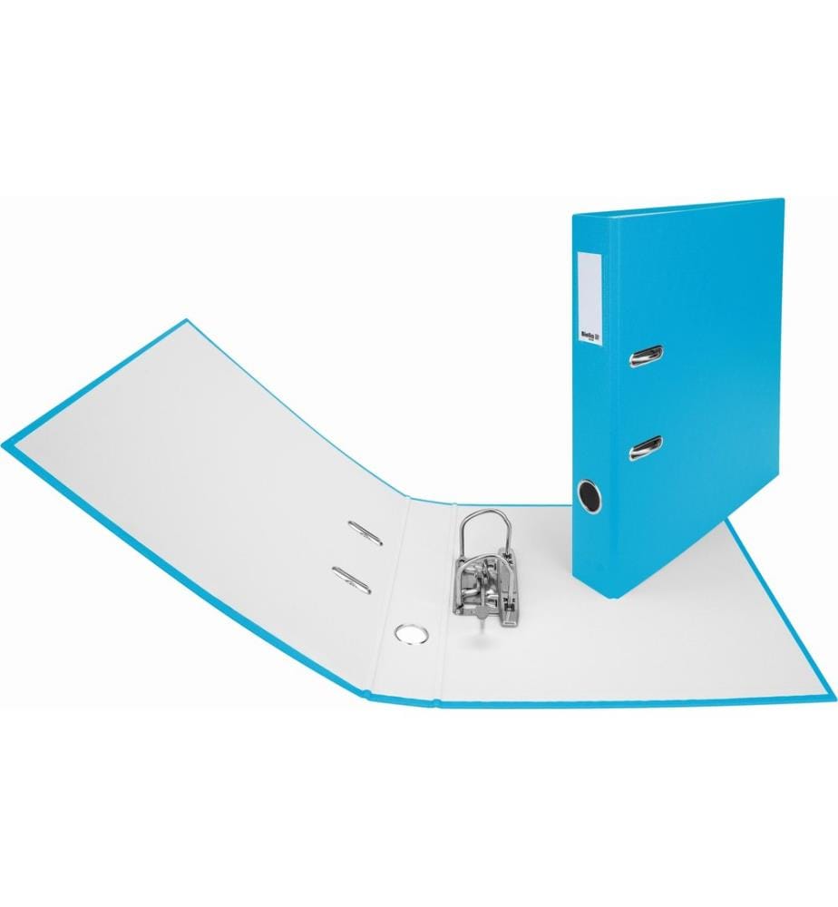 Biella Classeur Plasticolor A4 4 cm, Bleu clair