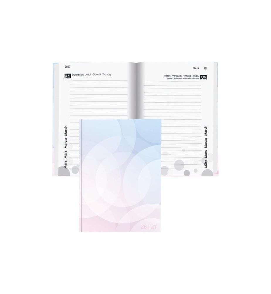 Agenda scolaire Biella mydiary 2026/27 Pastel, 12 x 16,5 cm