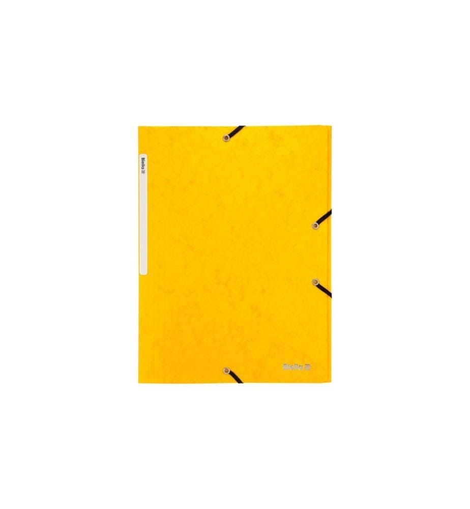 Chemise à élastiques Biella A4 Jaune