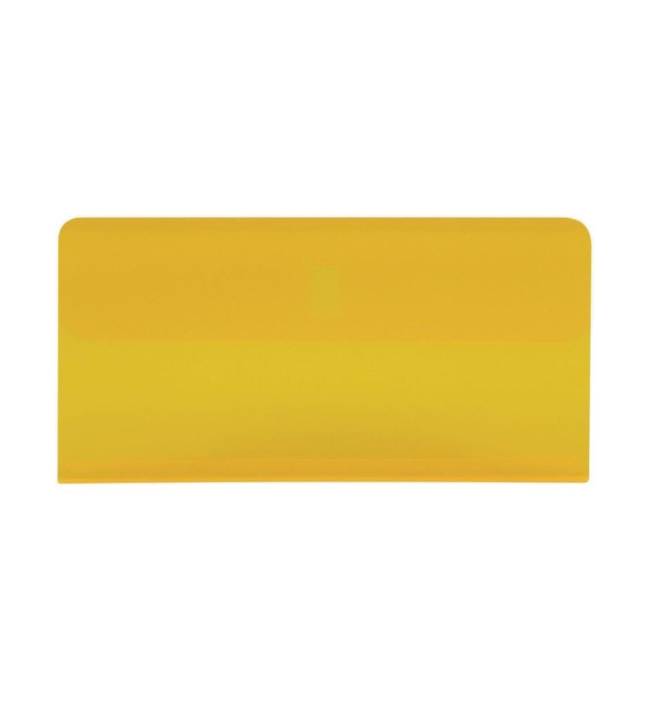 Poches transparentes pour dossiers suspendus Biella Accessoires VETRO MOBIL, Jaune