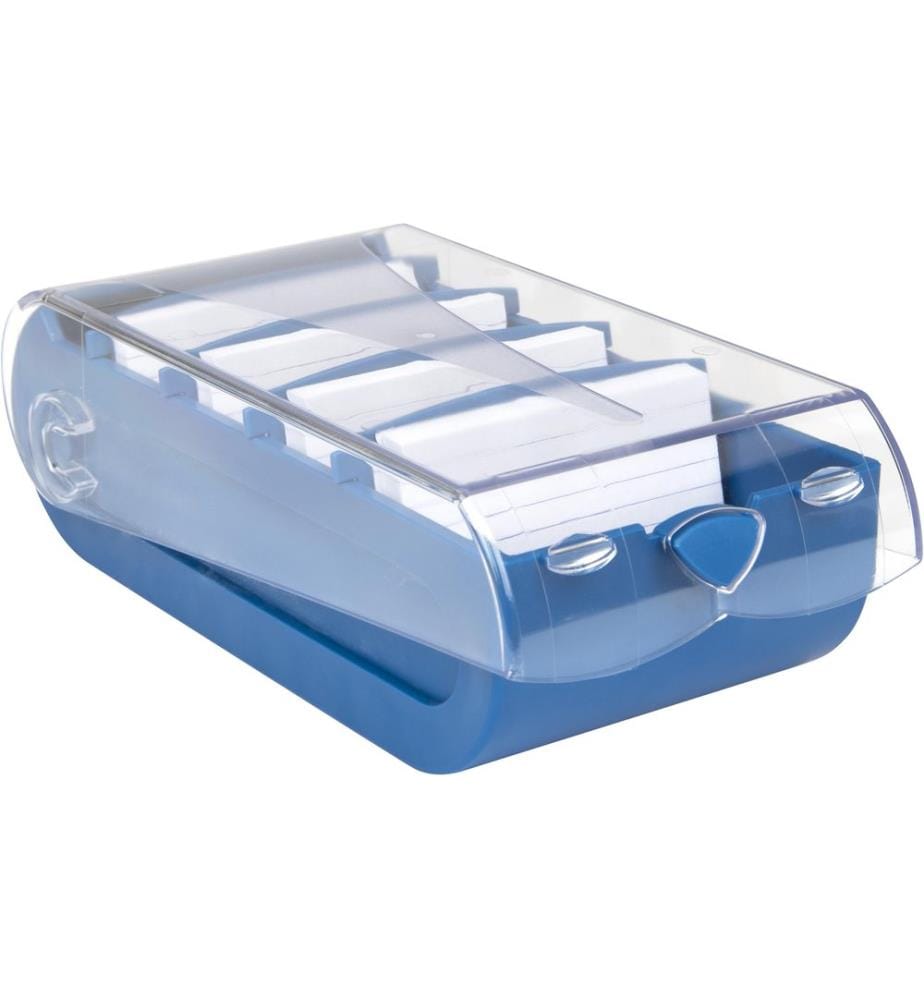 Boîte de fiches Biella Bunny A7 100 cartes, Bleu