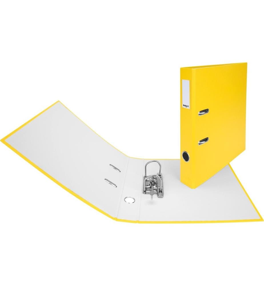 Biella classeur Plasticolor A4 4 cm, jaune