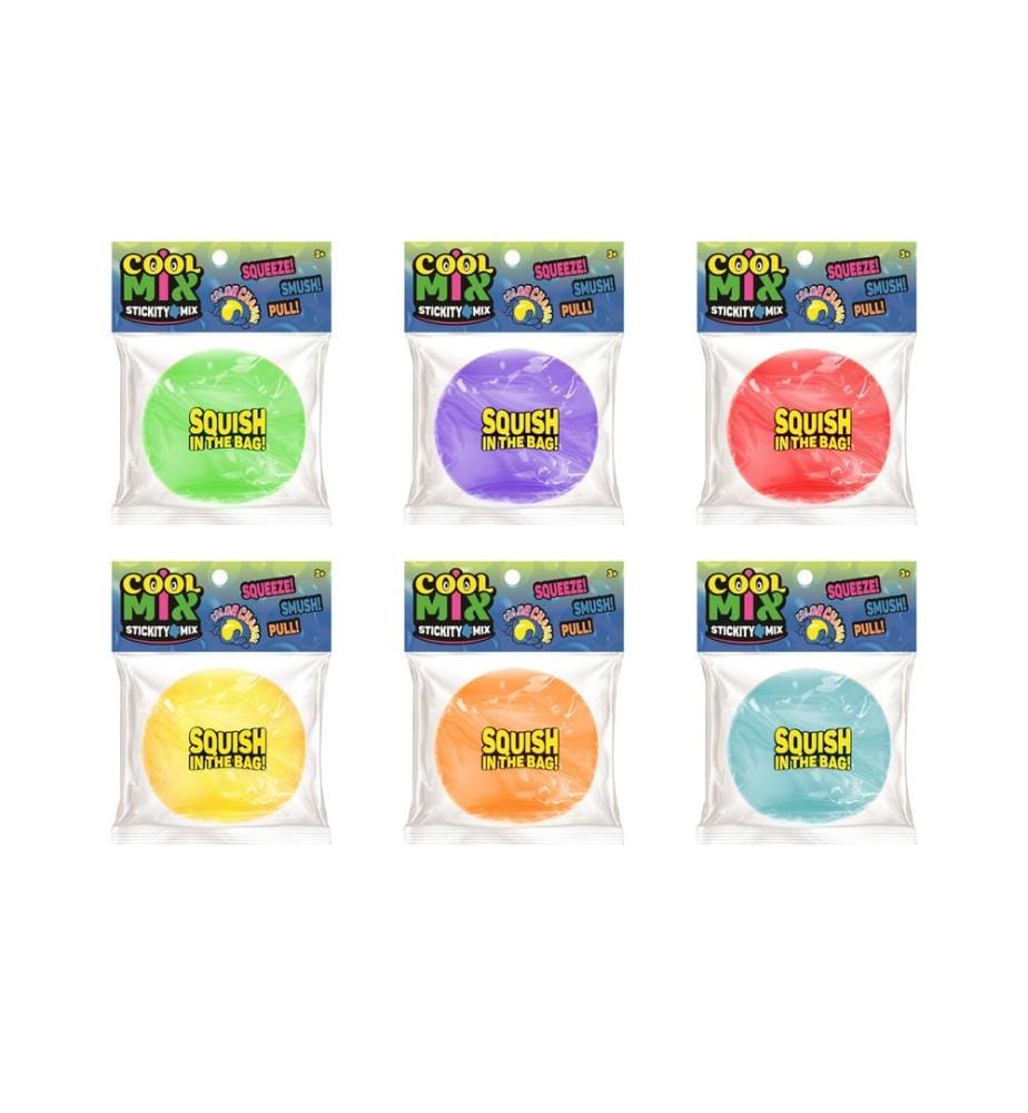 Sombo Sticky Mix Ball Assorti, 6 cm