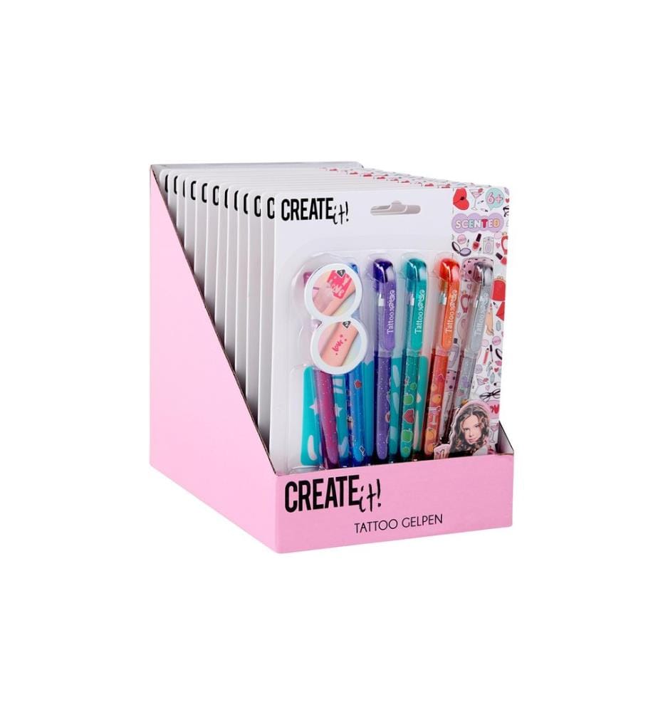 Set de tatouage Sombo Create it! Stylo tatouage assorti
