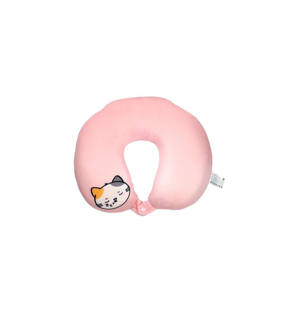 Sombo Coussin de voyage Peluche 2 en 1 Chat