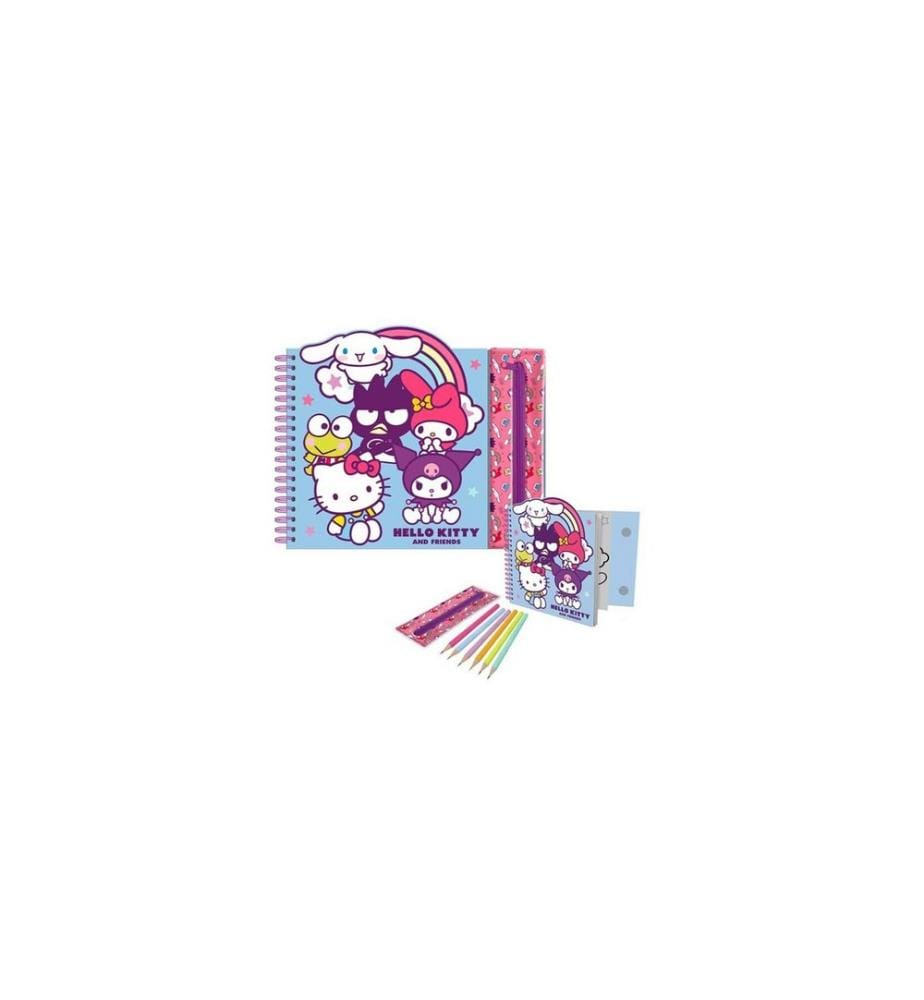 Sombo Kits de peinture Livre de coloriage Hello Kitty