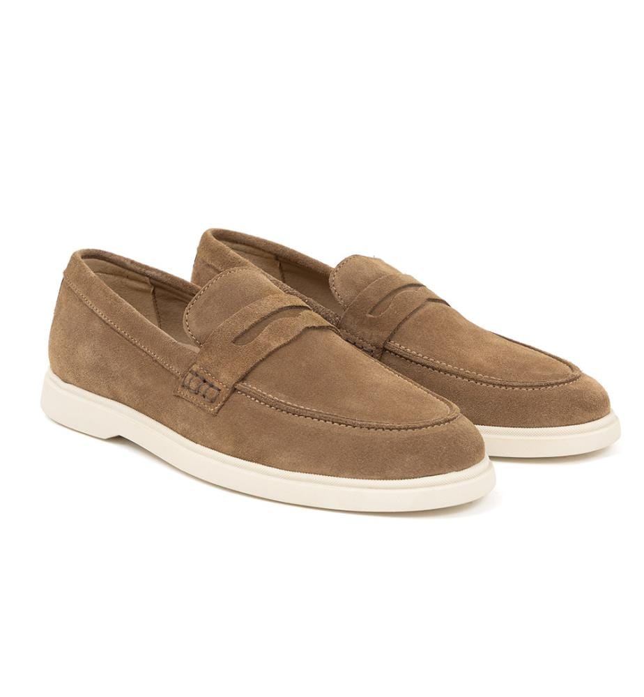Mocassin en daim - Marron clair