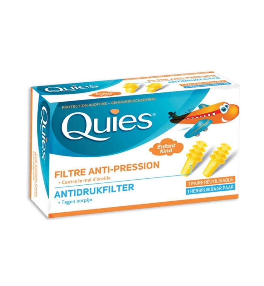 Bouchons d'oreilles Quies earplanes enfants 2 pièces
