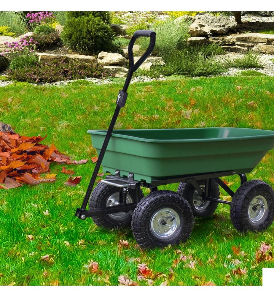 Chariot de Transport 120 kg Sac 250 l - Noir et Vert