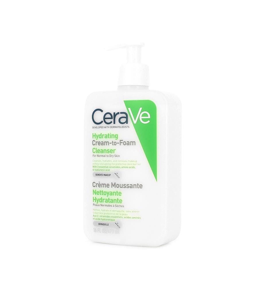 Crème Moussante Nettoyante Hydratante Visage - 473 ml