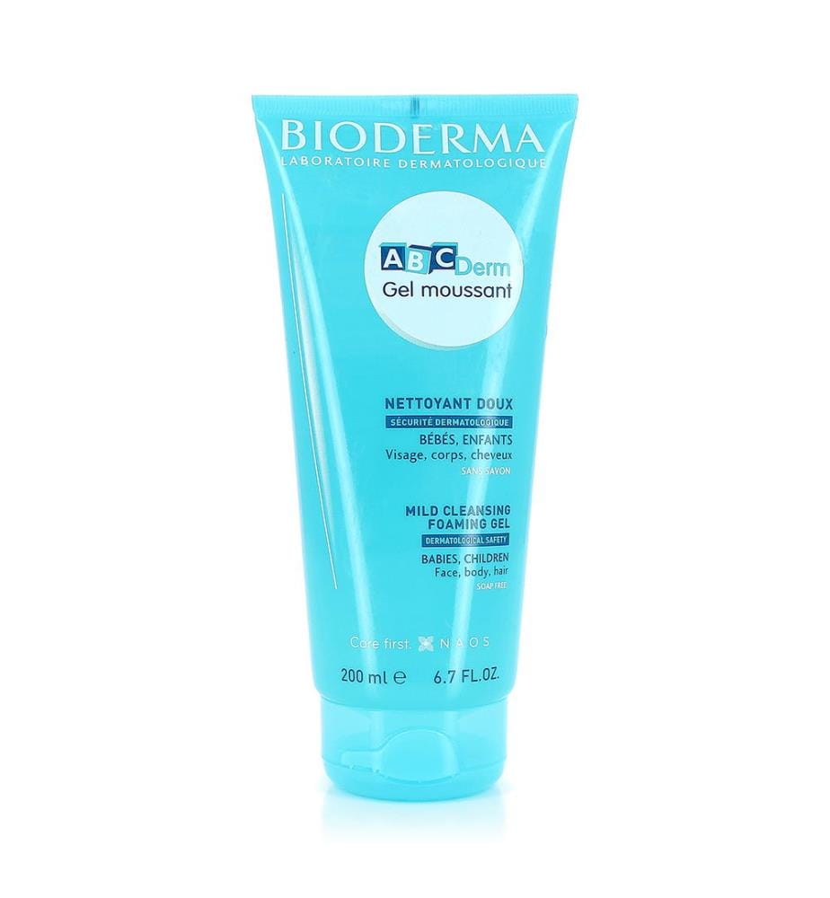 Gel Nettoyant pour Cheveux et Corps ABC-Derm - 200 ml