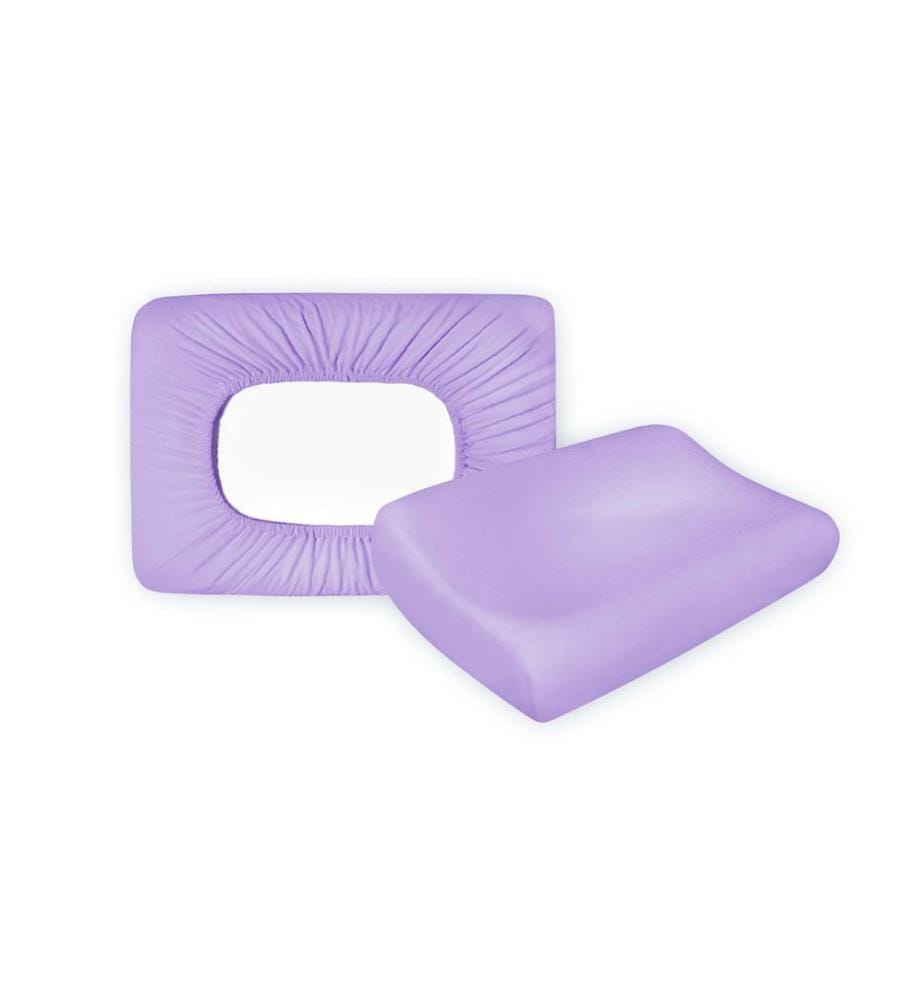 Housse en jersey pour oreiller en mousse à mémoire de forme - 50 x 30 cm