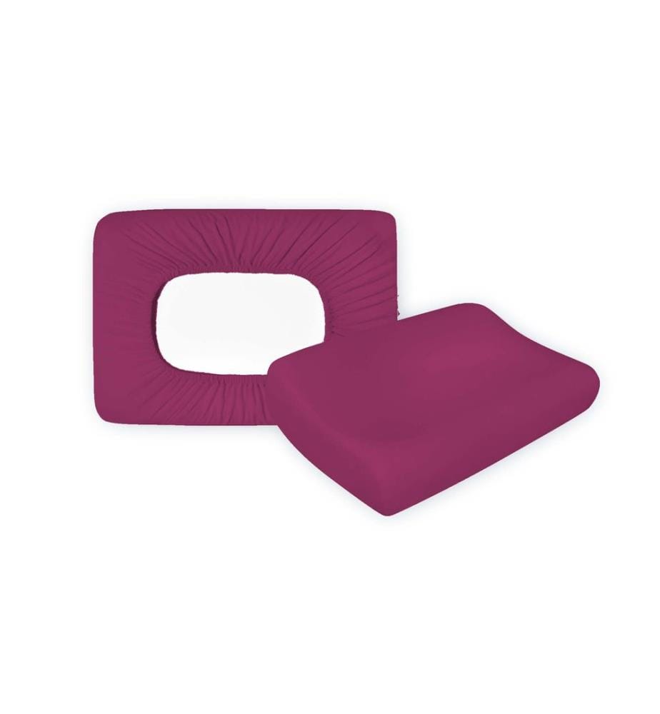 Housse en jersey pour oreiller en mousse à mémoire de forme - 50 x 30 cm