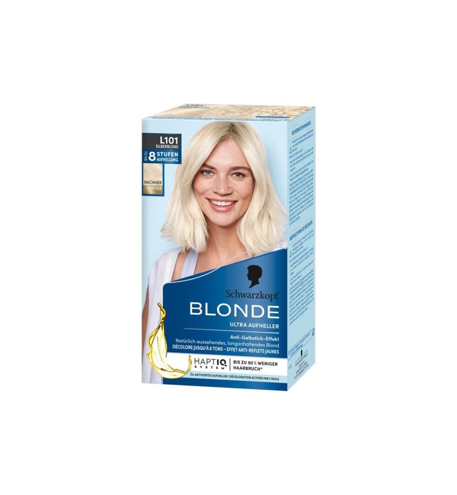 Schwarzkopf Coloration capillaire Blonde Ultra Décolorant L101 Blond Argenté