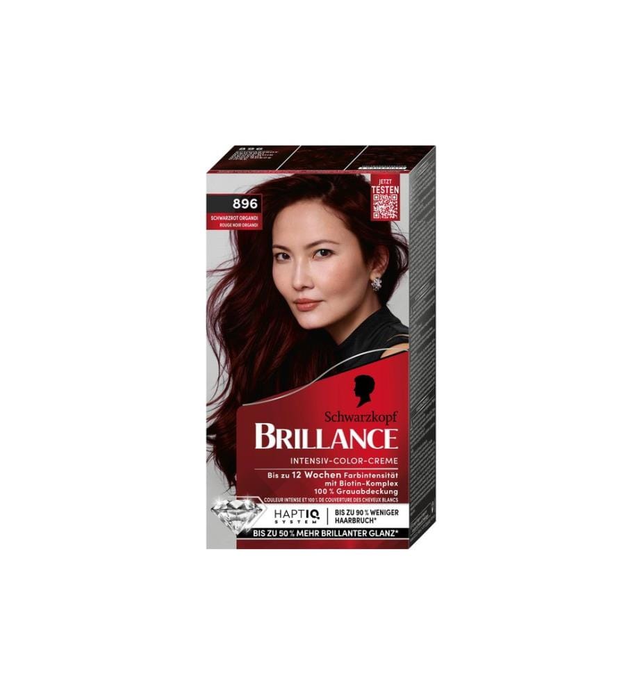 Coloration pour cheveux Schwarzkopf BRILLANCE Brillance 896 Rouge Noir