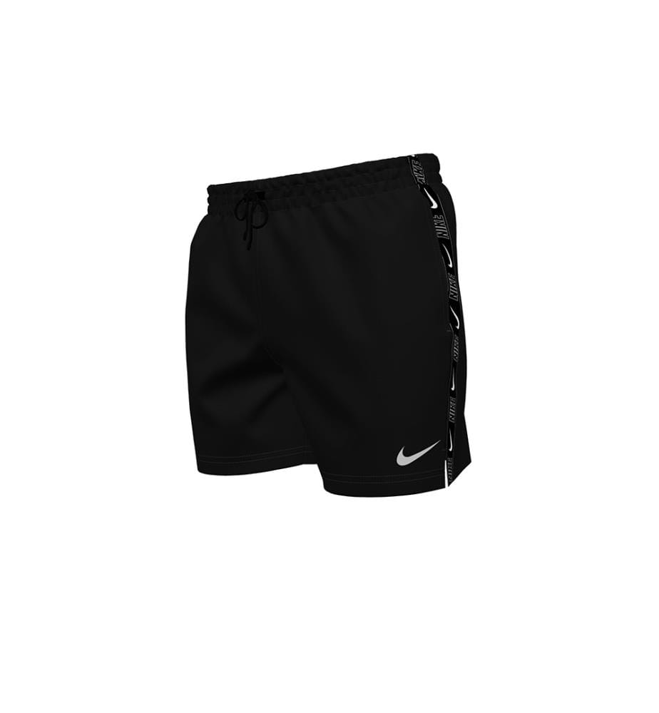Short de Bain Volley 5" Logo Tape - Noir