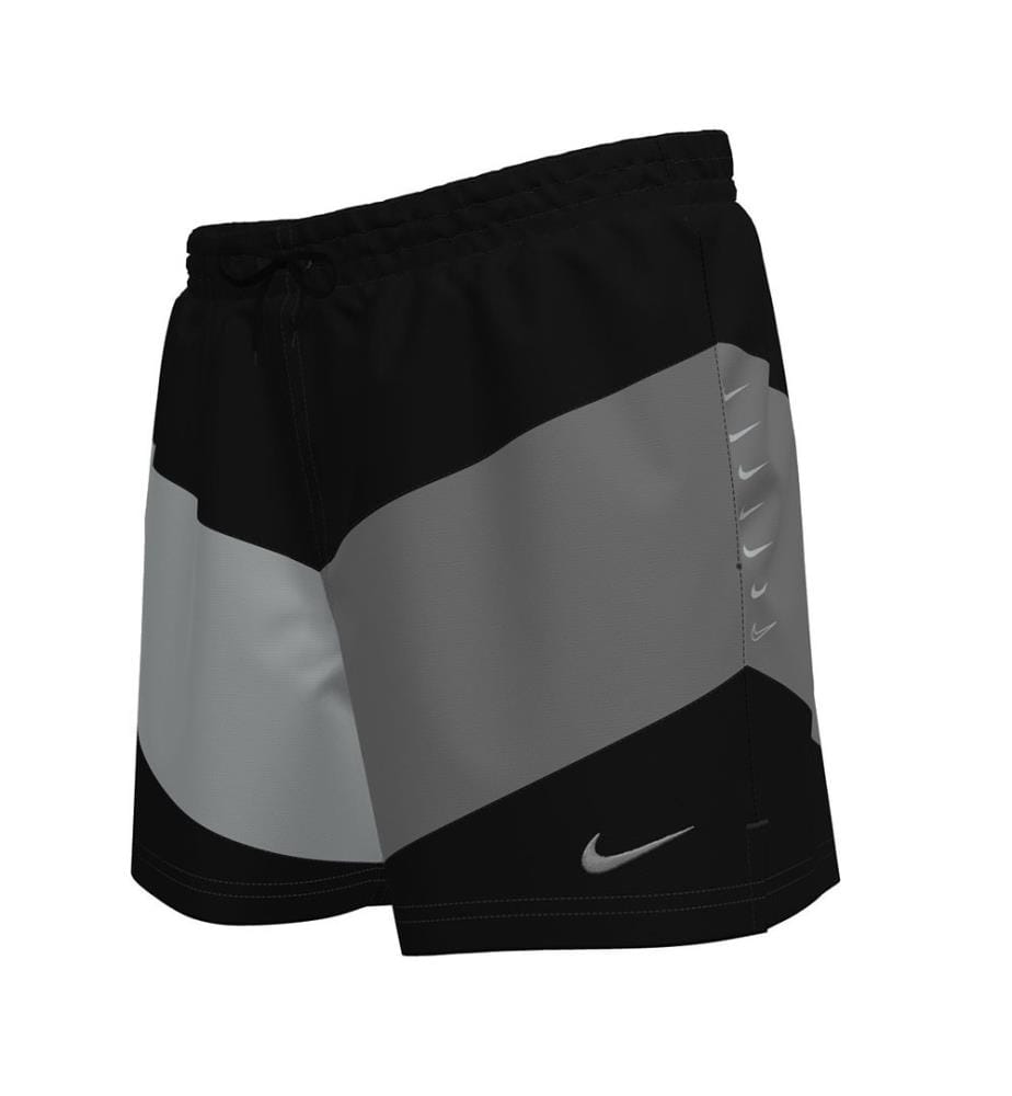 Short de volley Vortex 5" à logo multiple - Noir